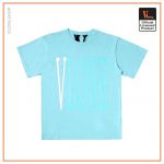 Vlone Turquoise T Shirt Blue Front - Vlone Shirt