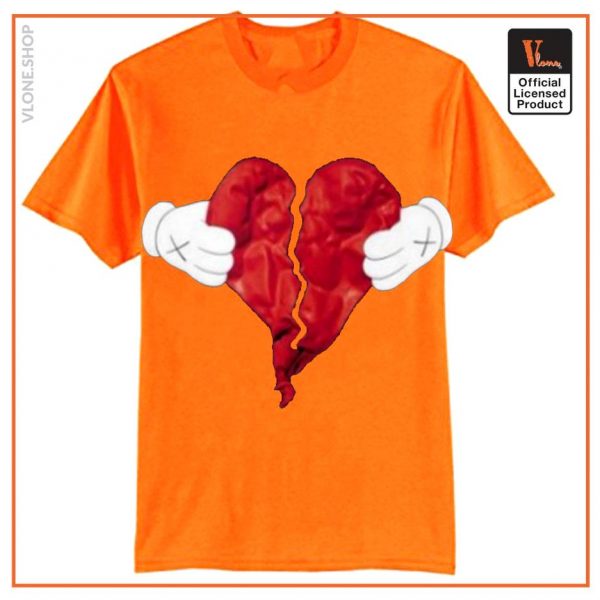 Vlone X Broken Heart T Shirt 5 - Vlone Shirt