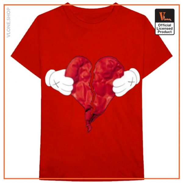 Vlone X Broken Heart T Shirt 7 - Vlone Shirt