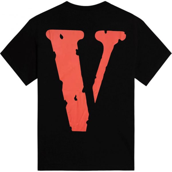 Vlone Friends Godfather Mulberry St Red Black Tee VLC2710