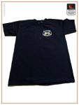 Vlone x Marino Infantry Diamond Black T Shirt Blue Front - Vlone Shirt