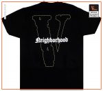 Vlone x Neighborhood Skull Black T Shirt Back - Vlone Shirt