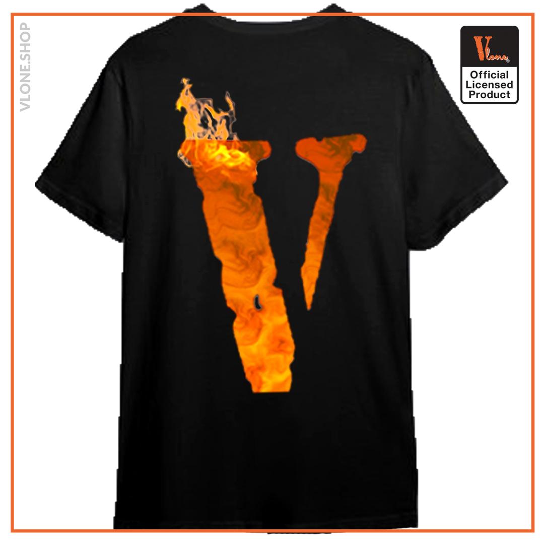 Vlone T-Shirts - Vlone x Tupac ME AGAINST the world Black T-Shirt