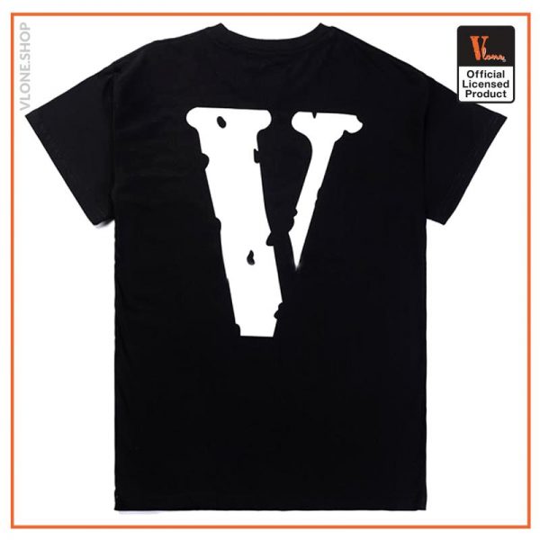 Vlone x Tupac Thug Life Album Art Black T Shirt Back - Vlone Shirt