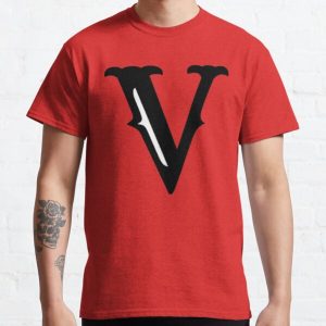 Red V Vlone Classic T-Shirt RB2210 product Offical Vlone Merch