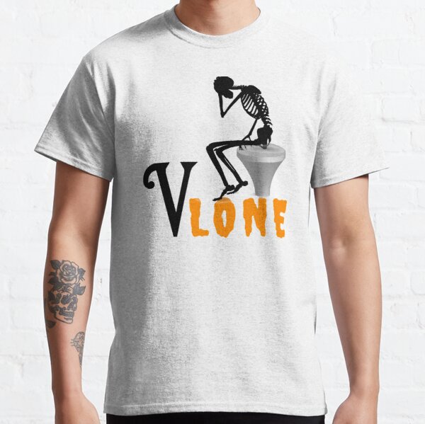 VLONE IS JUST A LIFESTYLE LIVE ALONE DIE ALONE  Classic T-Shirt RB2210 product Offical Vlone Merch