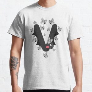 Vlone Butterfly t-shirt  V letter t-shirt, Gift for the vlone fans  Classic T-Shirt RB2210 product Offical Vlone Merch